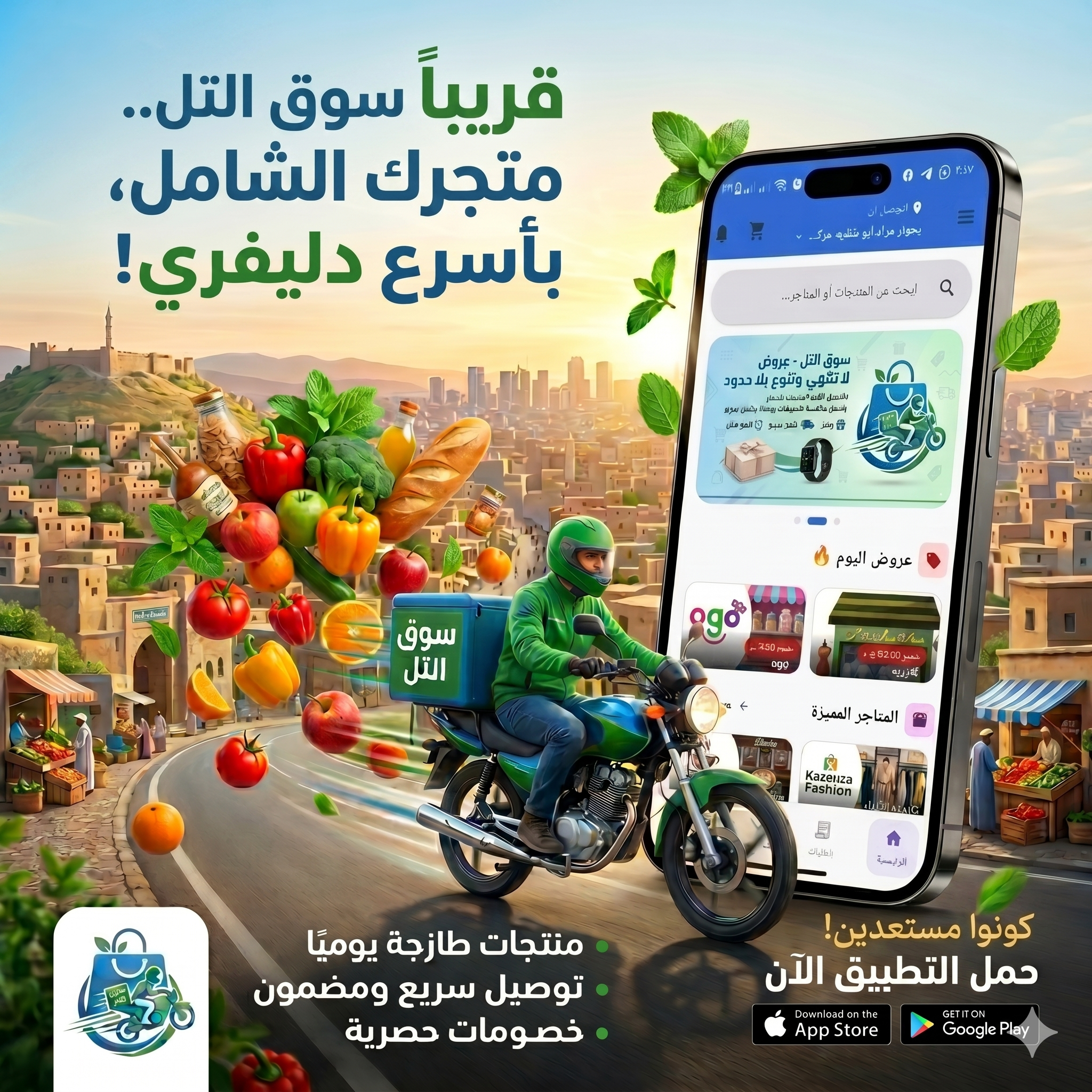 إعلان صفحة التحميل
